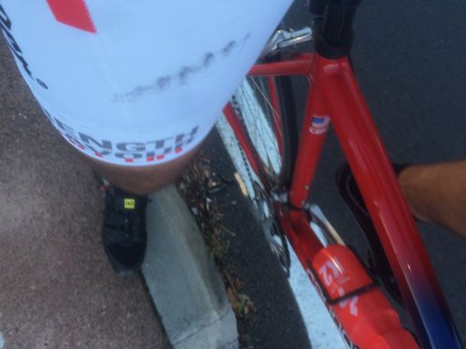 One of the many reasons not to use white shorts...