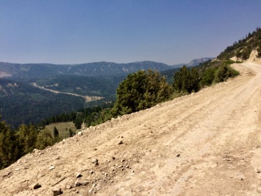 An amazing debris flow in Seely Creek.  Climbing from Joe’s Valley to Skyline Dr.