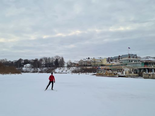 Около речного вокзала.