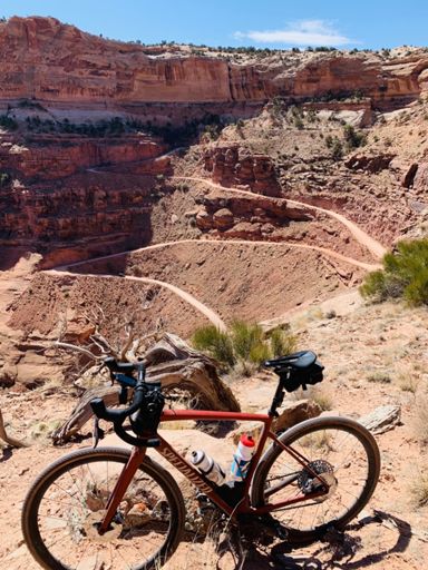 About half of the Shafer Switchbacks