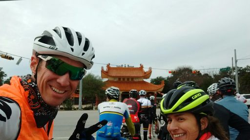 Red light at the Temple