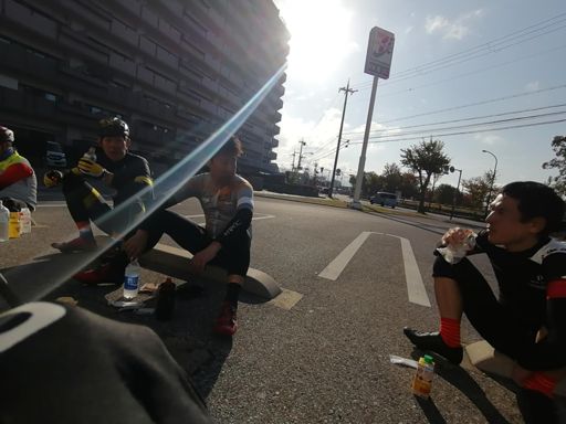 長浜で１回目の補給