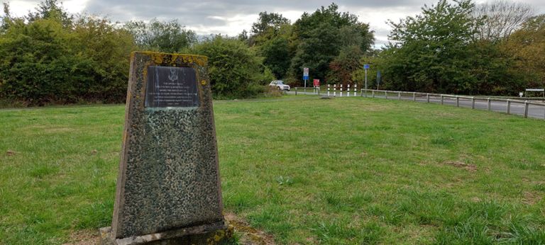 Acknowledging a military road in Chattenden built  1965-1967 by "real engineer units" under the direction of the Royal School of Military Engineering. It preceded the inverted V-shaped road up and down a hill which Route 1 follows, and which can be closed for military purposes.  Please explore alternatives.