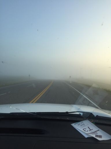 Was just a tad foggy!