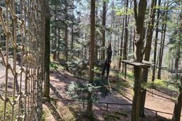 Parc aventure avec mon neveu et son ami.