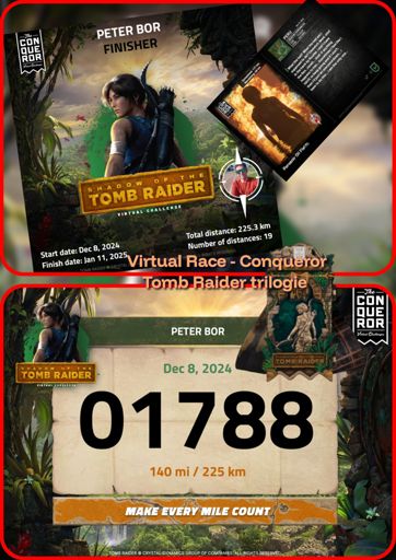 706,5 km in 182 dagen (gem. 3,88km/dag)