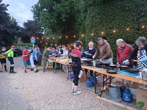 Fyfield scouts refreshment stop