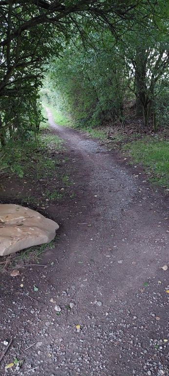Follows on from last bit. Part of Route 1. Shown on OS Maps as traffic-free cycle path. Unnamed on Google Maps. Not in Google Maps' Streetview. Joins Oast Lane, according to Google Maps, though OS Maps also shows Oast Lane as retricted byway not for propelled vehicles.