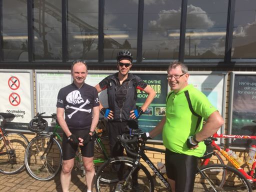 My riding buddies for (most of) the day at Leighton Buzzard station.