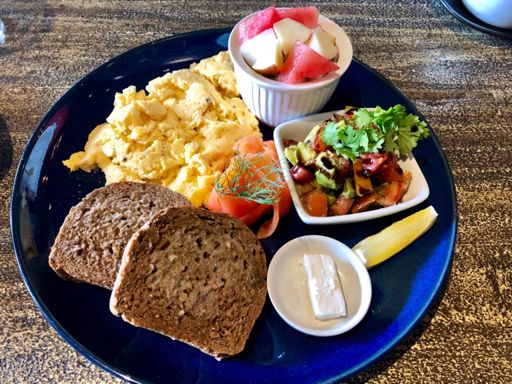 Gallery cafe almost worth all the traffic lights 
