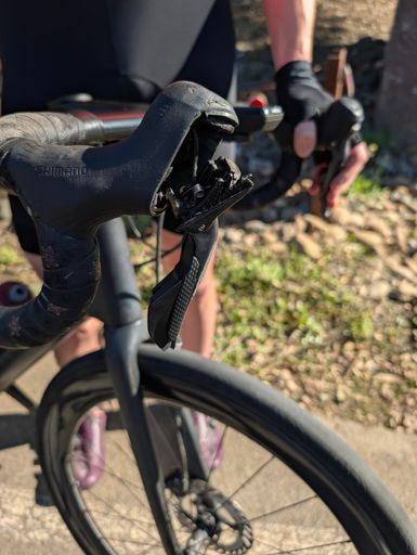 Not my bike, but this is what happens when folks are not cognizant of the route.