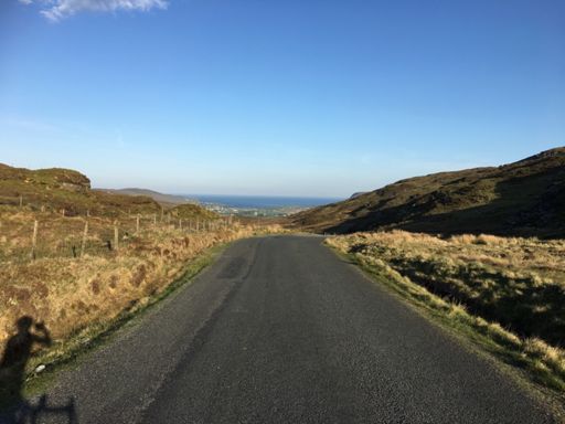 Coming over top of Glen. Magic view