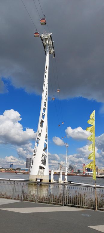 IFS Cloud Cable Car, formerly Emirate Air Line, operational since June 2012. https://en.wikipedia.org/wiki/London_cable_car