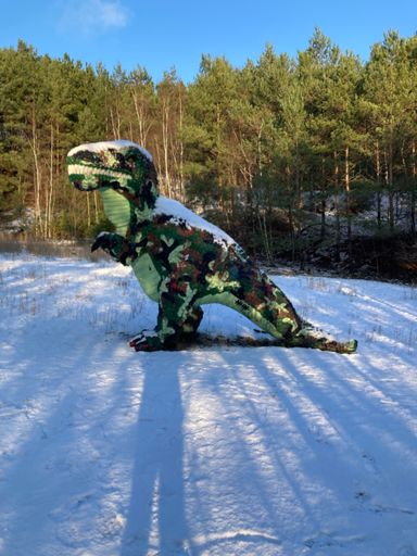 Back to the future. Dino in het wild.