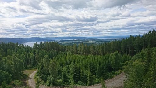 Fin utsikt var det å