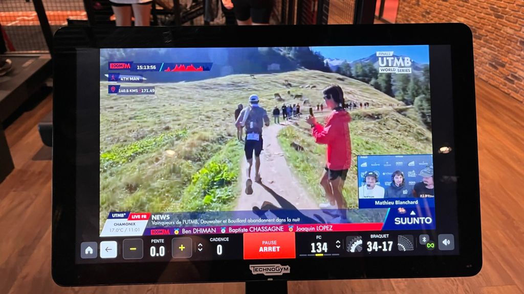 🚴 Vélo indoor devant l’UTMB 🏔️