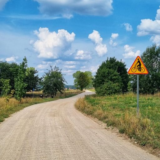 Miłe początki szlaku koło Bań Mazurskich
