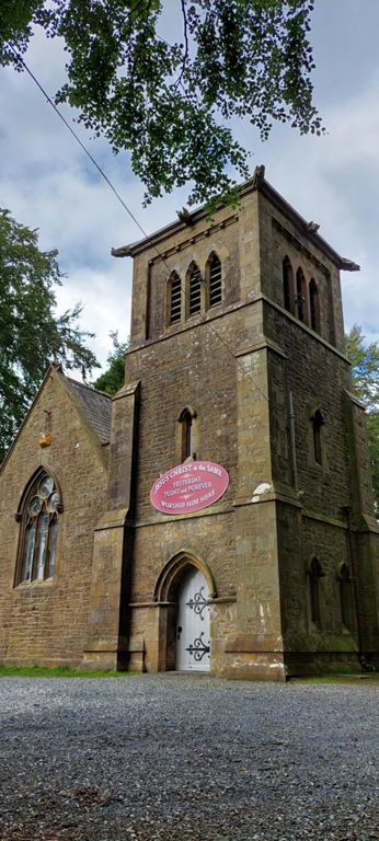 1840 Capernwray Evangelical Church.   About the building: https://en.wikipedia.org/wiki/Capernwray_Chapel.   About the church: https://www.capernwraychurch.org  About the hall where the church now meets: https://en.wikipedia.org/wiki/Capernwray_Hall
