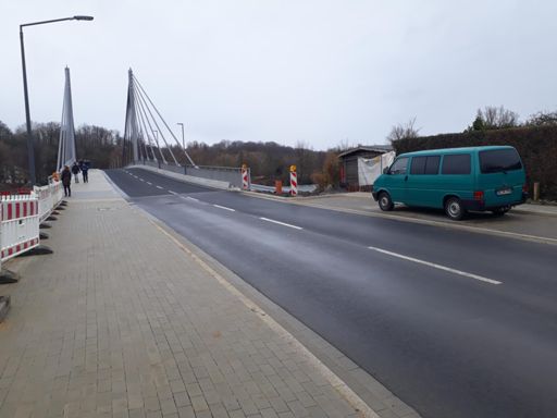 Neue Kampmann- Brücke seit Freitag eröffnet