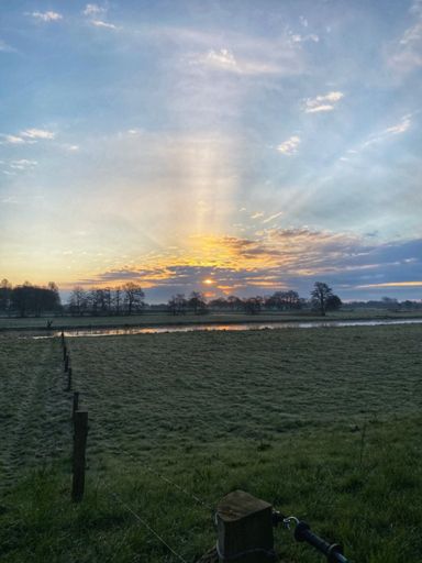 Zonsopkomst bij de Vecht