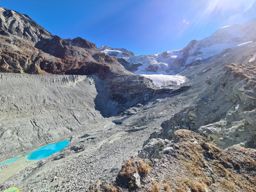Tour du lac de moiry depuis grimentz, retour par la corne de sorebois