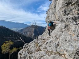 Arête et sommet du Raimeux avec Raphael
