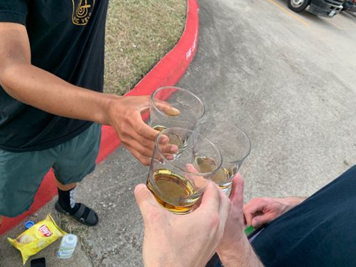 post-ride whiskey. true MMAD.