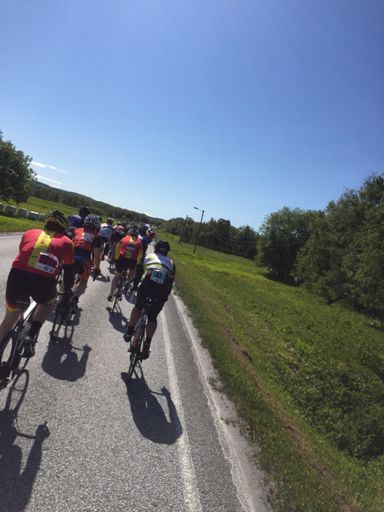 actionbilde tatt under rittet