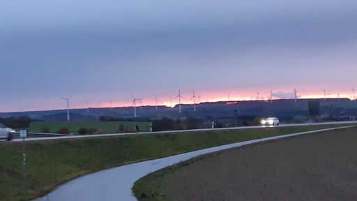Geierlay Radweg bei Bell.