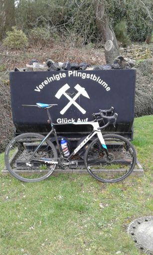 "Glück auf" hatte ich heut. Kein einziger Regentropfen!  👍😎😁