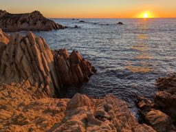 Lever de soleil au cap camarat avec ma soeur