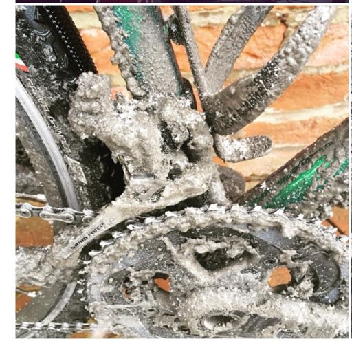 Icy Loudoun gravel on the Gunnar 💚