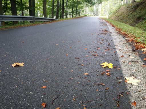 Jesień idzie. ... I cudowny podjazd w Masywie Śnieżnika