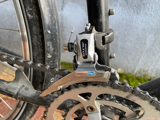 Kleiner Umbau vor der Tour: Altus runter …