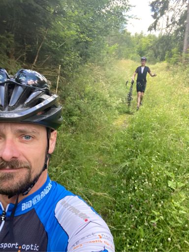 Wenn Sam eine Runde mit Komoot plant...