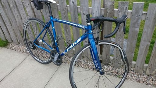 Wheel, chainset, pedal, bottle cage and my neck fucked! High speed corner crash, trailer had nowhere to go and I was just inside white line