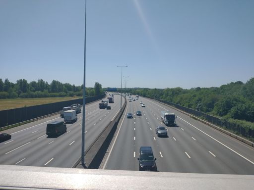 M25 getting back to normal.