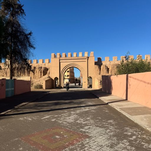 The ancient walls of Taroudant which encompasses the whole inner City, probs to keep the alcohol dealers out I presume!☹️
