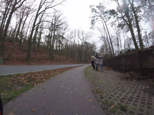 Unterwegs gab es zwischen Caputh und Ferch sogar eine LaOla von den Spaziergänger*Innen ....