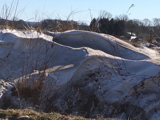 Schneeverwehungen