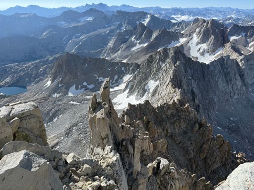 the ridge from Darwin to 13,332’