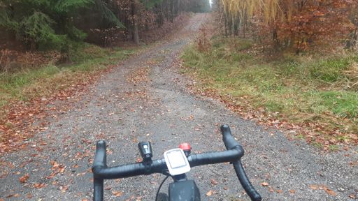 Ausgeschilderte Radwege im Hunsrück.