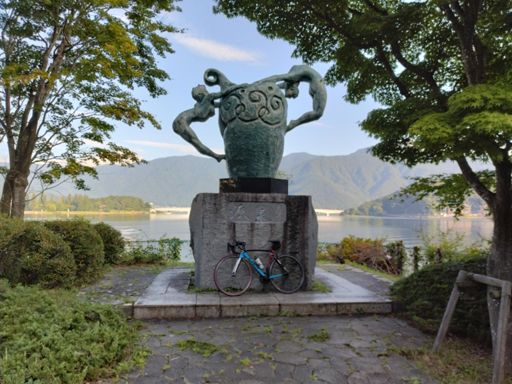 河口湖　我が師カミュ♒