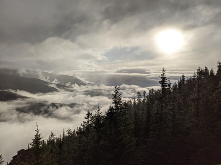 Snow Creek to Mount Zion