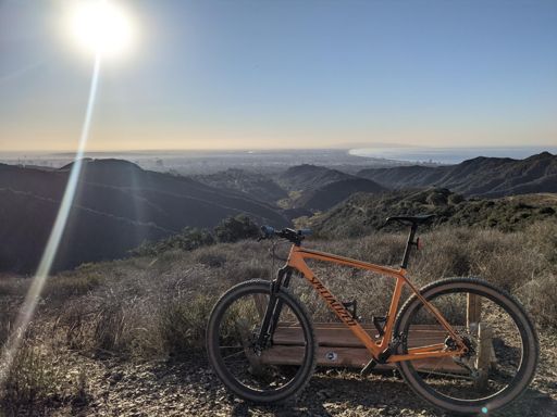 The bench had been blown over in the night.
