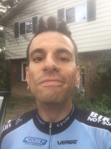 My helmet optimized my Mohawk.