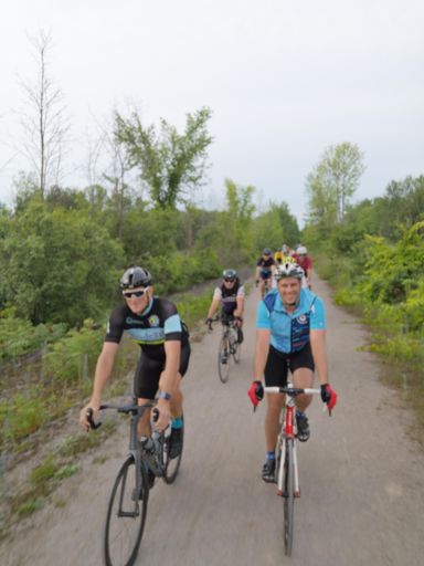 heading towards Orillia on the Simcoe County Rail Trail
