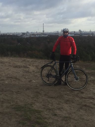 Zwei große Jungs: Funkturm und der Schützling:-))