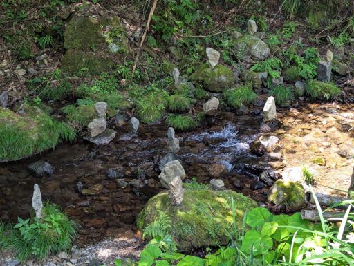 Erected stones