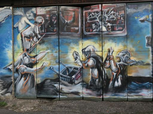 Apokalyptische Tankstelle